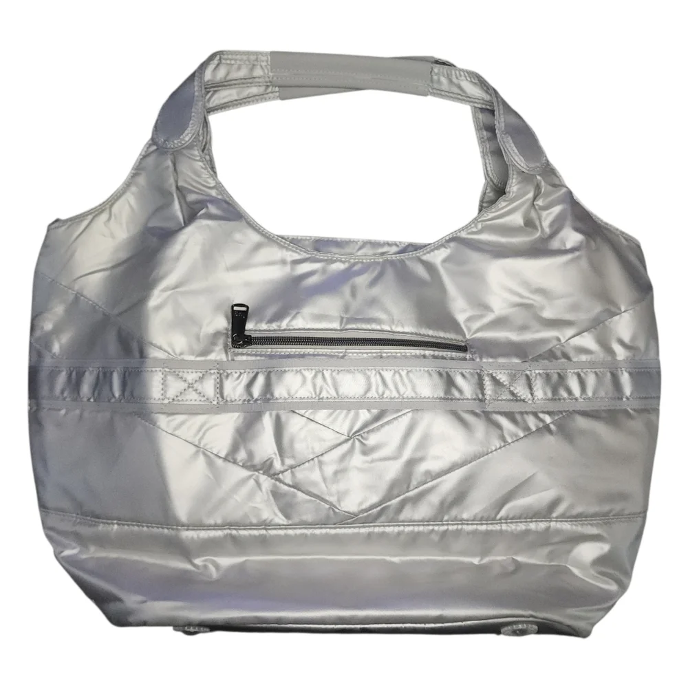 NWT Lug Gondola SE Tote Bag, Metallic Silver - Picture 2 of 6